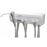 DCI- Alternative Arm Mounted 2 Wet w/Tray & White Flex Arm